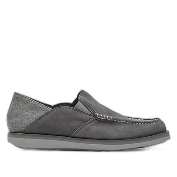 NIB Rockport Tucker Venetian Gray Slip Ons 10 - Picture 1 of 10
